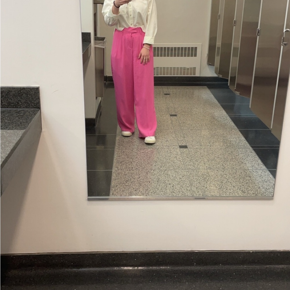 a new day Bright Pink Wide-Leg Pants